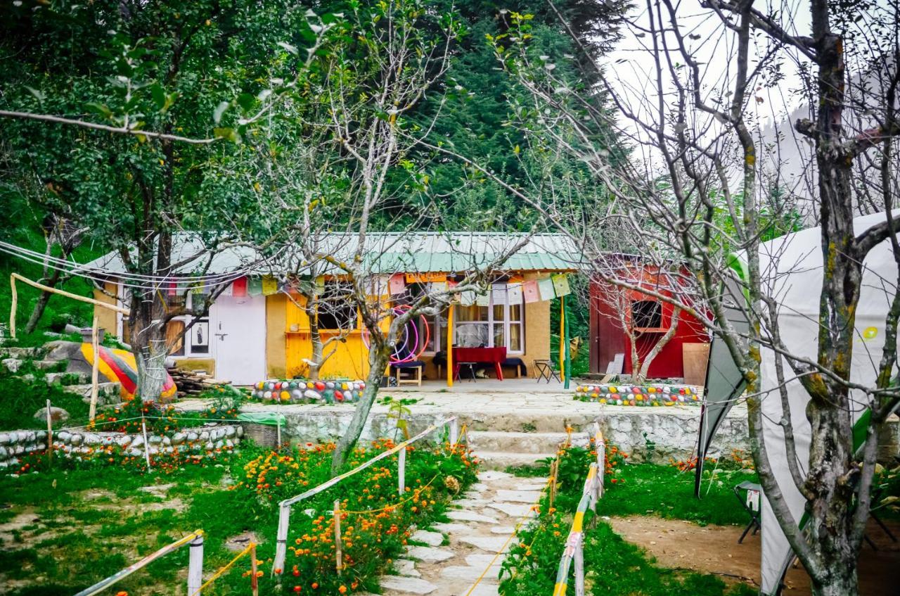 Himtrek Riverside Camps & Hostel Manali Bagian luar foto