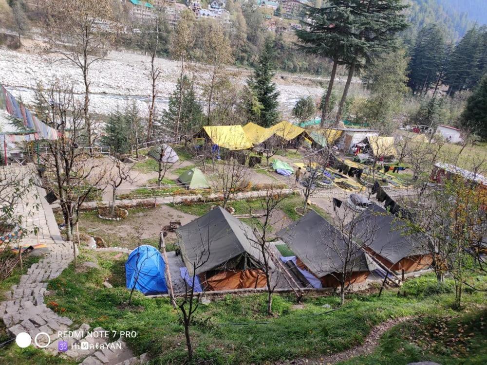 Himtrek Riverside Camps & Hostel Manali Bagian luar foto